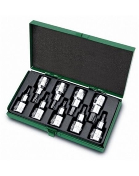 Набір біт 1/2 TORX T20-T55, 8ед. TOPTUL GAAG0806