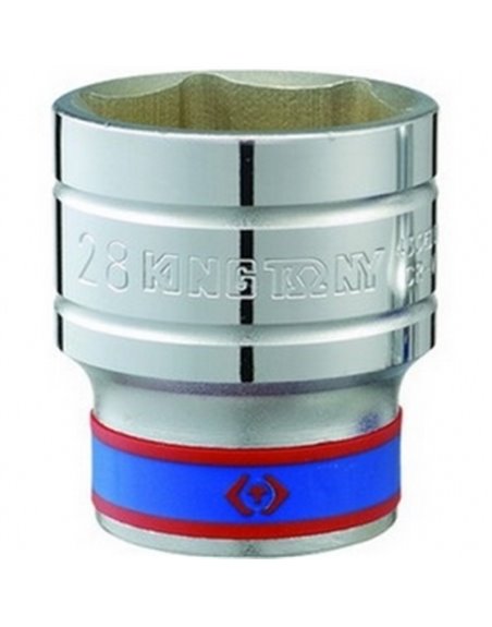 Головка 1/2" 28 мм 6гранн KING TONY (433528MR)