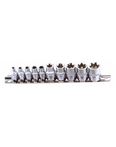 Набор головок TORX 1/4 и 3/8 Е4-Е18 JTC 3901