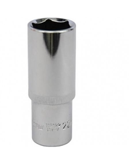Головка торцевая глубокая 1/2 DR 22 мм OMBRA 112122