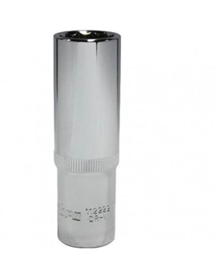 Головка торцевая глубокая 1/2DR 22 мм 12гр OMBRA 112222
