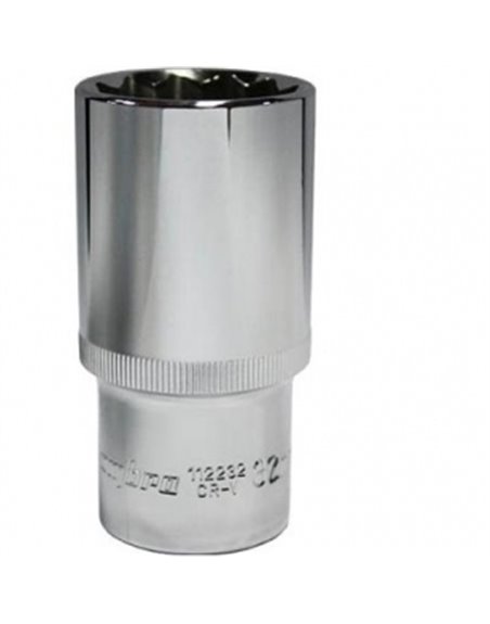 Головка торцевая глубокая 1/2DR 32 мм 12гр OMBRA 112232