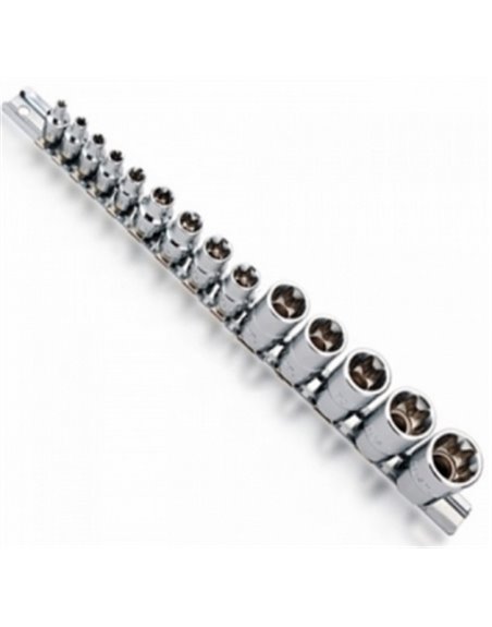 Набор головок TORX 1/4-1/2 E4-E24 14ед.(звезда Давида) TOPTUL GAAR1402