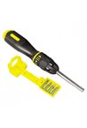 Відвертка STANLEY Multibit реверсивна з 10-ю змінними бітами