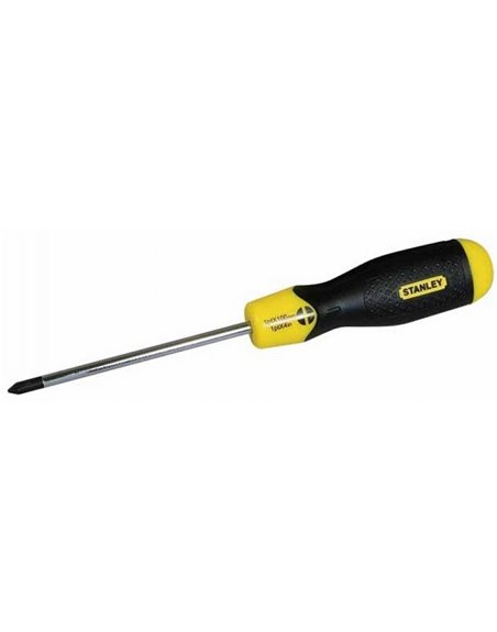 Отвертка STANLEY Cushion Grip, Pz2x100мм
