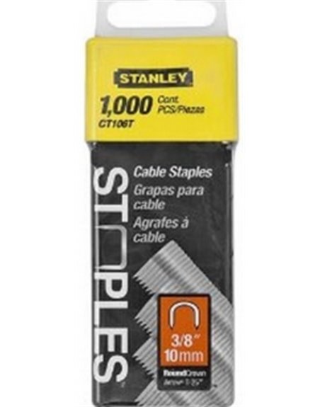Скобы для степлера STANLEY CABLE,тип 7, 12мм