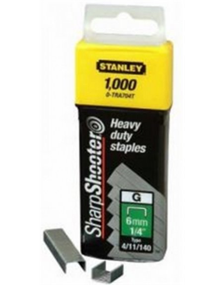 Скобы для степлера STANLEY Heavy Duty, тип G 14мм