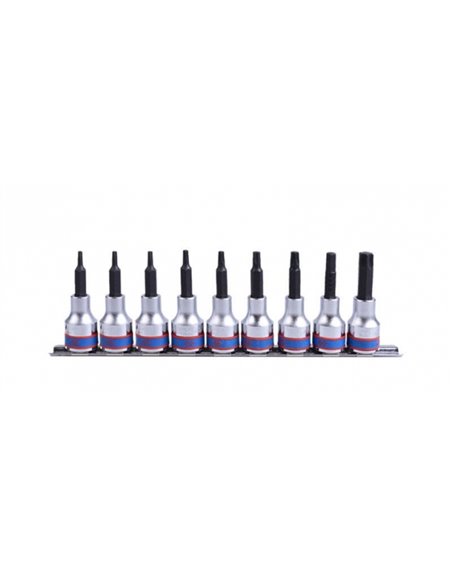 Набор TORX 9ед. (T20-T60) в держателе KING TONY (4119PR10)