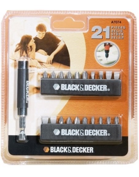 Набір інструментів BLACK&DECKER A7074 (21 предм.)