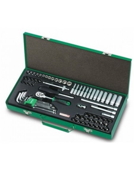 Набір головок 1/4" (54 од.) TOPTUL GBA54400