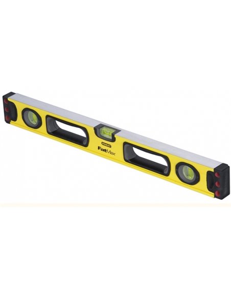 Уровень STANLEY FatMax 600 мм, 3 капсули, магнітний
