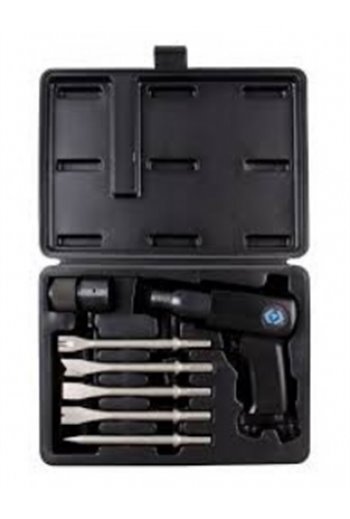 Молоток пневматический с набором зубил 3200уд/мин  KING TONY (5H210BP01)