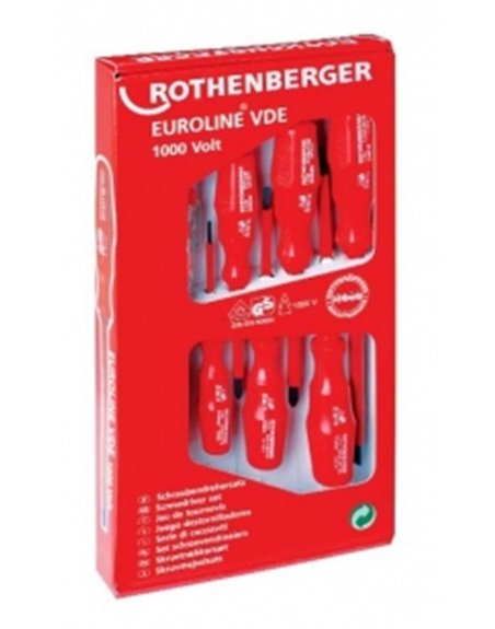 Набор отверток ROTHENBERGER VDE диэлектрических ,7 штук