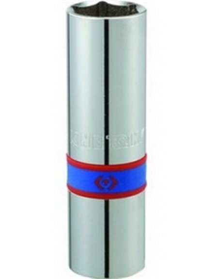 Головка свечная 1/2" 21мм 6гр. с резин. KING TONY (463521R)