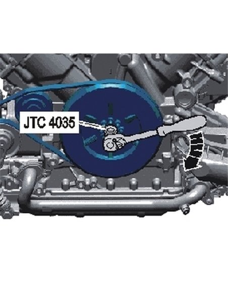 Адаптер для проворачивания коленвала VW, Audi JTC 4035
