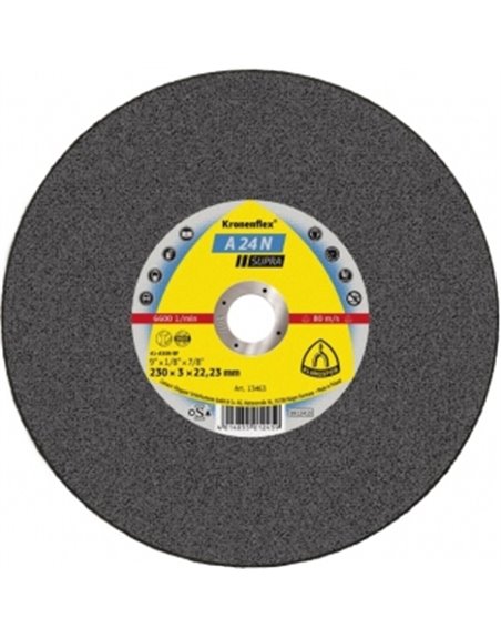 Отрезной круг (230х3х22,23) Klingspor A 24 N SUPRA (13463)