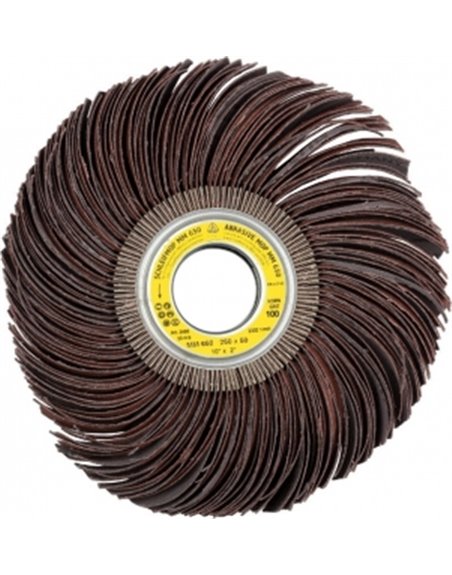 Круг лепестковый (250х50х43,1) Р100 Klingspor MM 650 (2486)