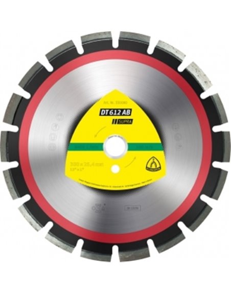 Алмазный отрезной круг (300х2,8х25,4) Klingspor DT 612 AB Supra (330080)