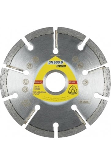Алмазный отрезной круг (125х10х22,23) Klingspor DN 600 U Supra (330664)