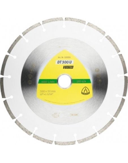 Алмазный отрезной круг (300х2,8х30) Klingspor DT 300 U Extra (325351)