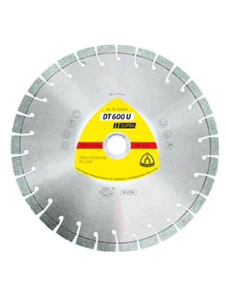 Алмазный отрезной круг (100х2,4х16) Klingspor DT 600 U Supra (325025)