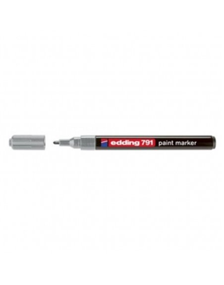 Маркер лаковий 1-2 мм (сріблястий) Edding Paint 791 (e-791/13)