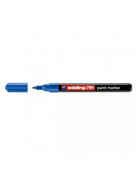 Маркер лаковий 1-2 мм (синій) Edding Paint 791 (e-791/03)