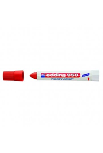 Маркер для грубих поверхонь 10 мм (червоний) Edding Industry Painter 950 (e-950/02)