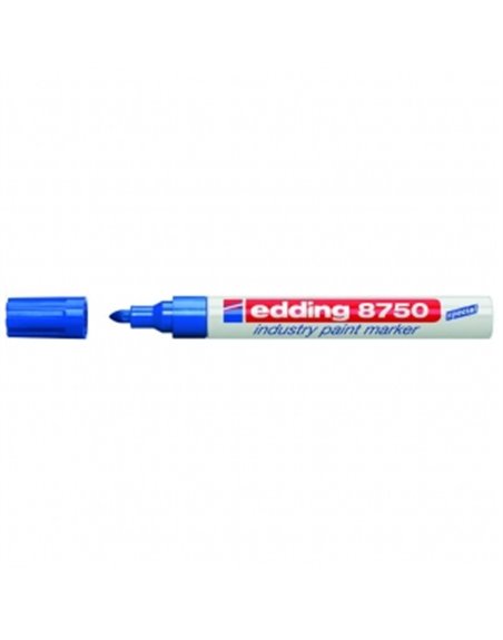 Маркер для жирних поверхонь 2-4 мм (синій) Edding Industry Paint 8750 (e-8750/03)