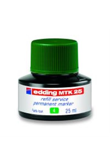 Черніла для заправки маркерів (зелені) Edding Permanent MTK 25 (e-mtk25/04)