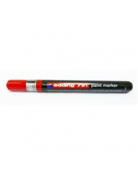 Маркер лаковий 1-2 мм (червоний) Edding Paint 791 (e-791/02)