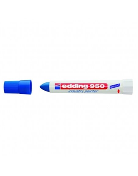 Маркер для грубих поверхонь 10 мм (синій) Edding Industry Painter 950 (e-950/03)