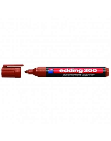 Маркер перманентний 1,5-3 мм (коричневий) Edding Permanent 300 (e-300/07)