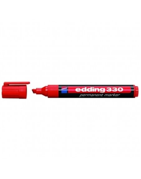 Маркер перманентный 1-5 мм (красный) Edding Permanent 330 (e-330/02)