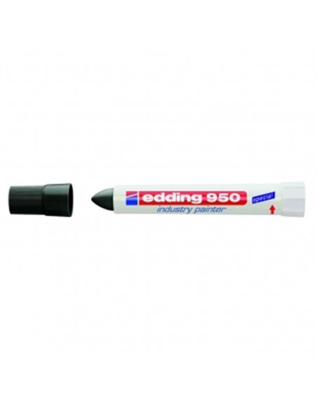 Маркер для грубих поверхонь 10 мм (чорний) Edding Industry Painter 950 (e-950/01)