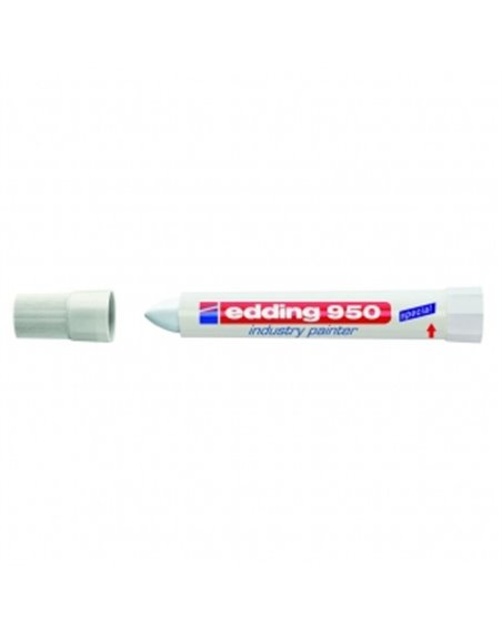 Маркер для грубих поверхонь 10 мм (білий) Edding Industry Painter 950 (e-950/11)