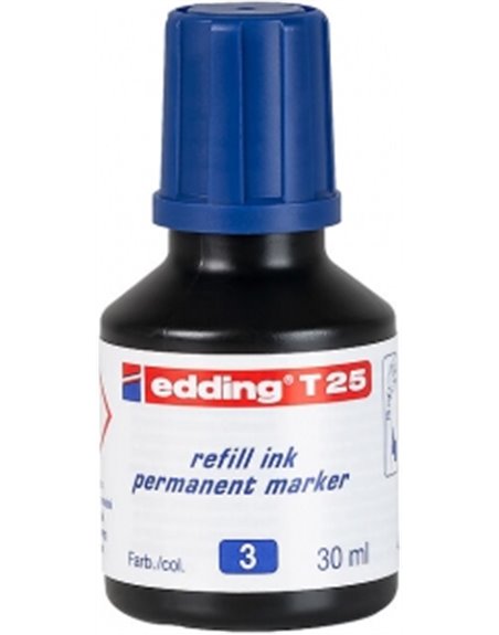 Чернила для заправки маркеров (синие) Edding Permanent T 25 (e-t25/03)
