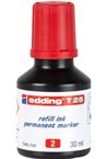 Черніла для заправки маркерів (червона) Edding Permanent T 25 (e-t25/02)