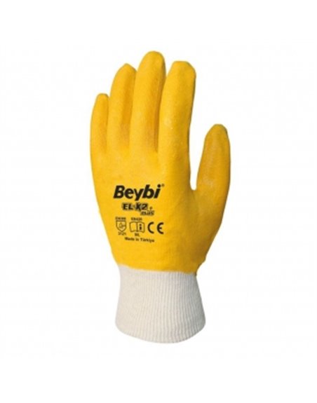 Перчатки рабочие с нитрилом Beybi ELK2-plus (Kn2+)