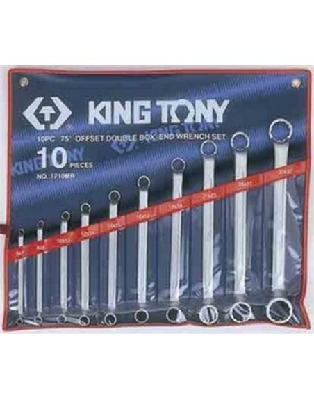 Набір ключів накидних 12шт. (6-32мм) KING TONY (1712MR)