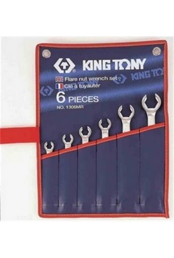 Набор ключей рожковых силовых 8-22 мм (6 ед.) KING TONY (1306MR)