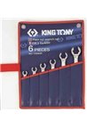 Набор ключей рожковых силовых 8-22 мм (6 ед.) KING TONY (1306MR)