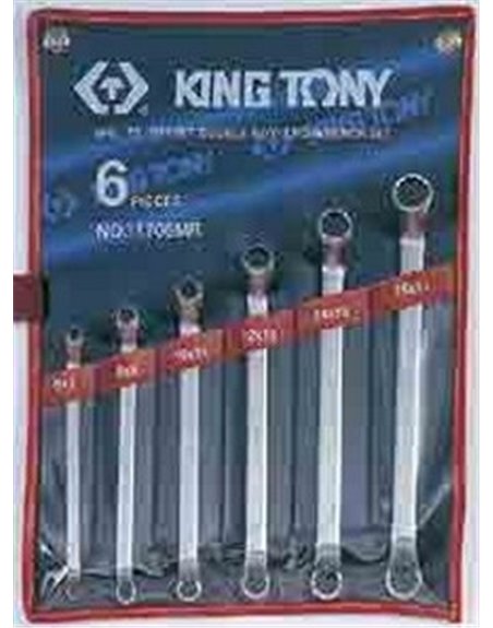 Набор ключей накидные 6шт. (6-17 мм) KING TONY (1706MR)