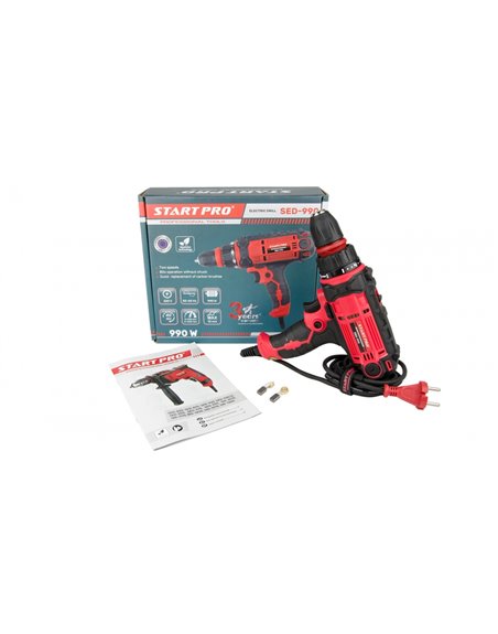 Дрель-шуруповерт электрический Start Pro SED-990