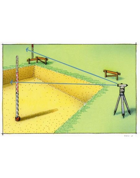 Нівелірна рейка 4м LASERLINER Teleskop-Nivellierlatte 4м (080.42)