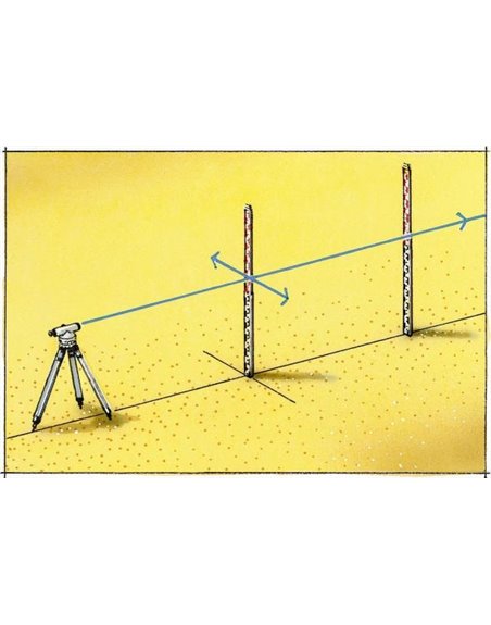 Нивелирная рейка 4м LASERLINER Teleskop-Nivellierlatte 4m (080.42)