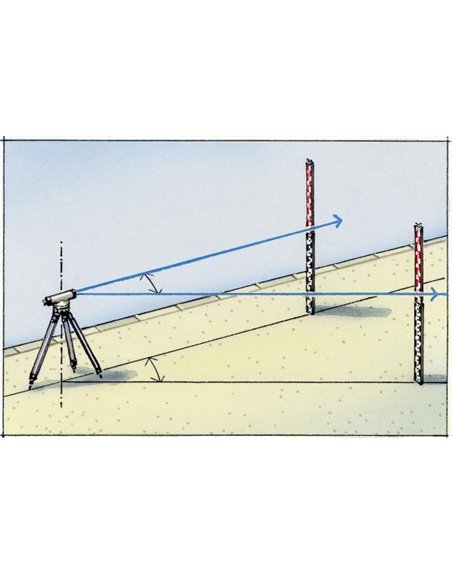 Нивелирная рейка 4м LASERLINER Teleskop-Nivellierlatte 4m (080.42)