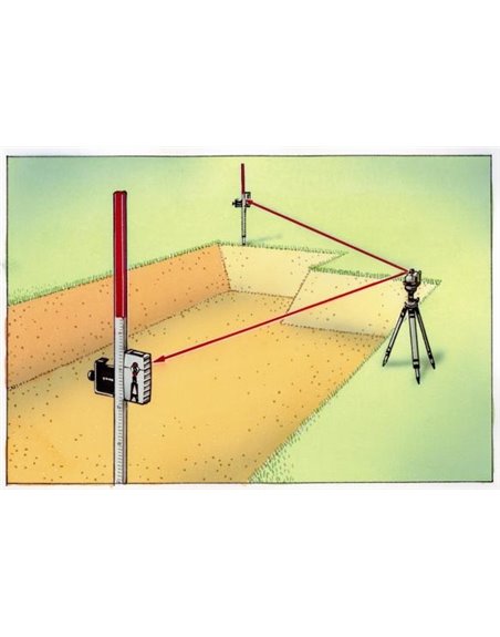 Нівелирна рейка 2м LASERLINER Flexi-Messlatte Plus kurz (080.49)