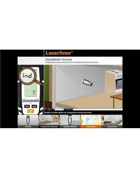 Лазерный дальномер 50м LASERLINER LaserRange-Master Gi5 (080.838А)