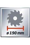 Пила циркулярна Einhell TC-CS 1200 (4330936)